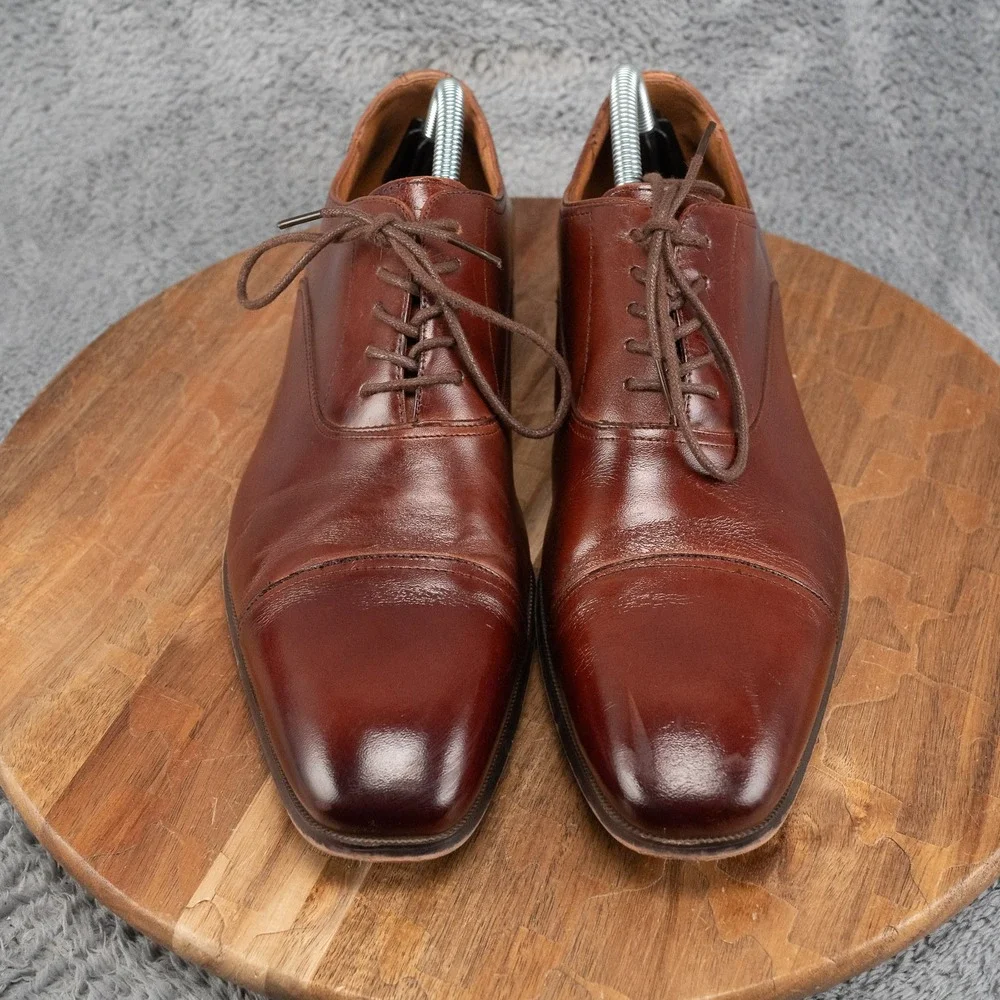 Florsheim CORBETTA Men's Classic CAP Toe Oxford Leather Dress Shoe Size 9.5 D